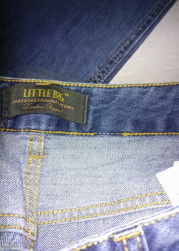 Bayan Lacivert Regular Fit Denim Jean - Görsel 9