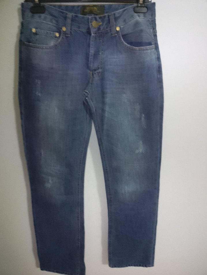 Bayan Lacivert Regular Fit Denim Jean - Görsel 4