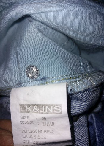Kadın Mavi Denim Kemerli Midi Jean - Görsel 8