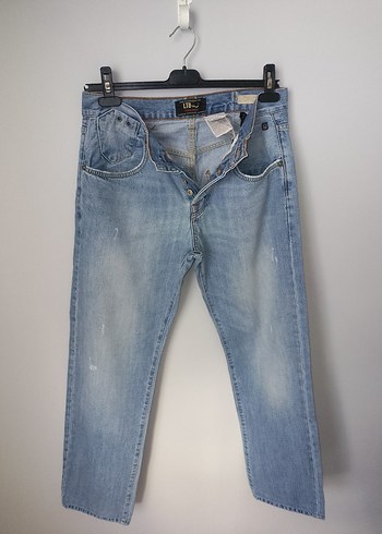 Mavi Bol Kesim    kadın Denim Pantolon - Görsel 2