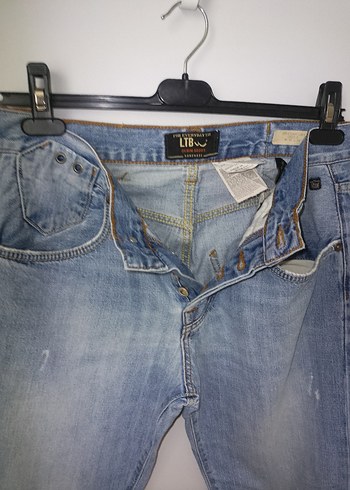 Mavi Bol Kesim    kadın Denim Pantolon - Görsel 3