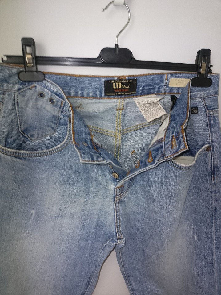 Mavi Bol Kesim    kadın Denim Pantolon - Görsel 3