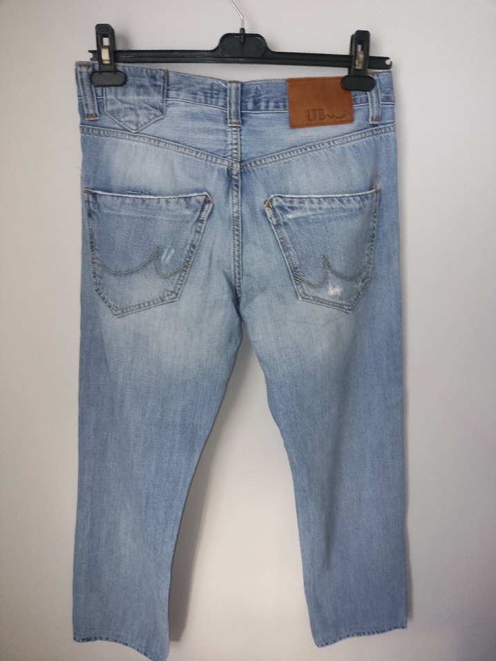 Mavi Bol Kesim    kadın Denim Pantolon - Görsel 5