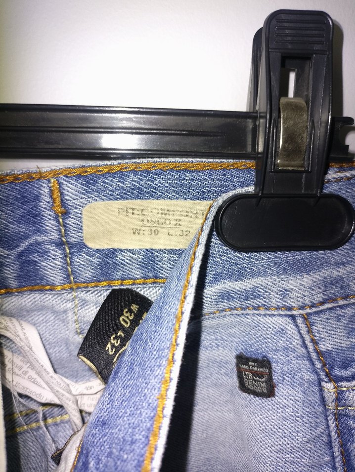 Mavi Bol Kesim    kadın Denim Pantolon - Görsel 4