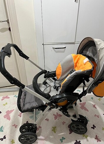 9- 36 kg Beden turuncu Renk Bebek arabası