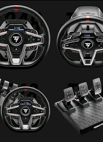 Thrustmaster t248 Hyprid Yarış Direksiyonu ve Magnetic Pedal Set