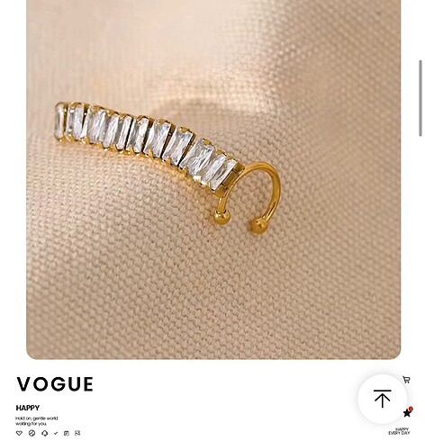 Beden Tasarım Ear Cuff