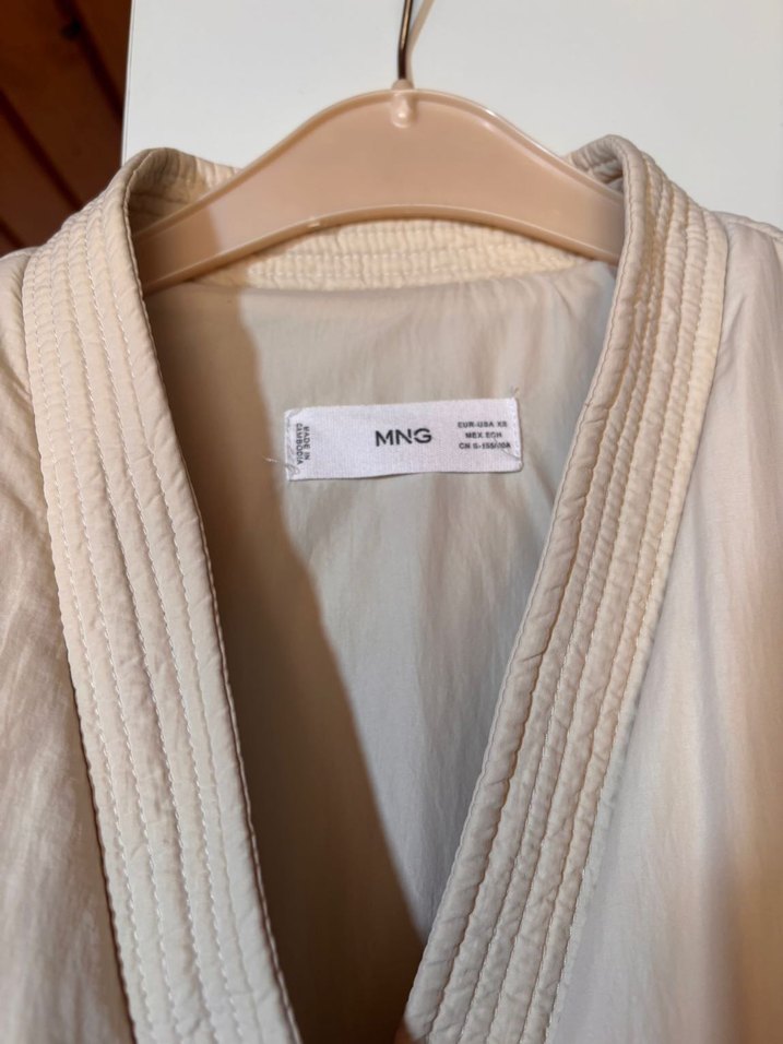 Mango Krem Kimono Ceket — görsel 3/5
