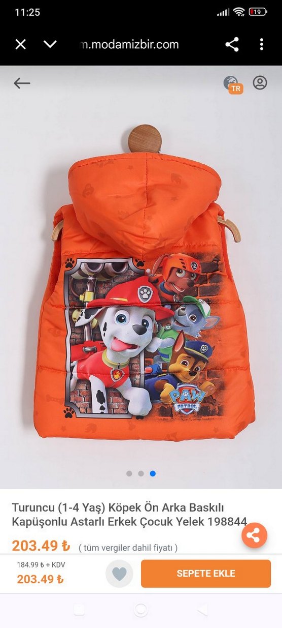 cocuk sisme mont - Görsel 2