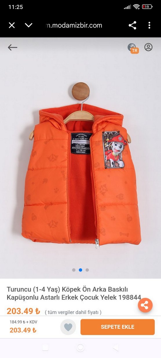 cocuk sisme mont - Görsel 3