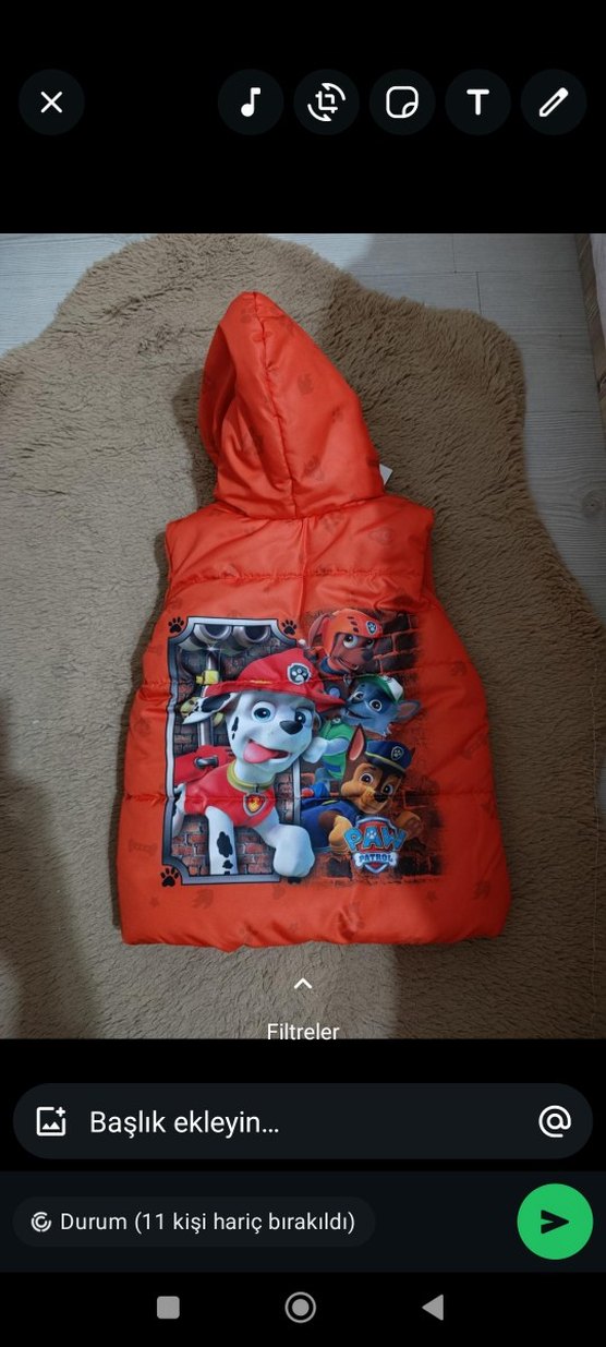 cocuk sisme mont - Görsel 5