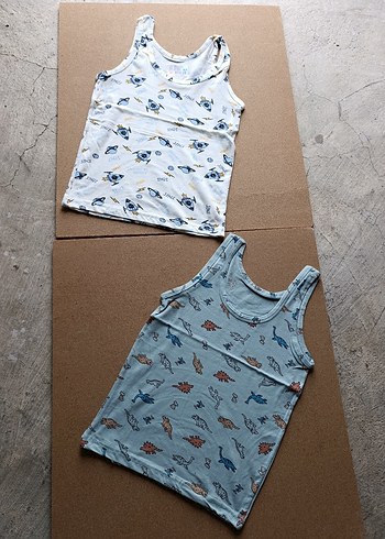 Çocuk Desenli Atlet ve Baksır - Görsel 3