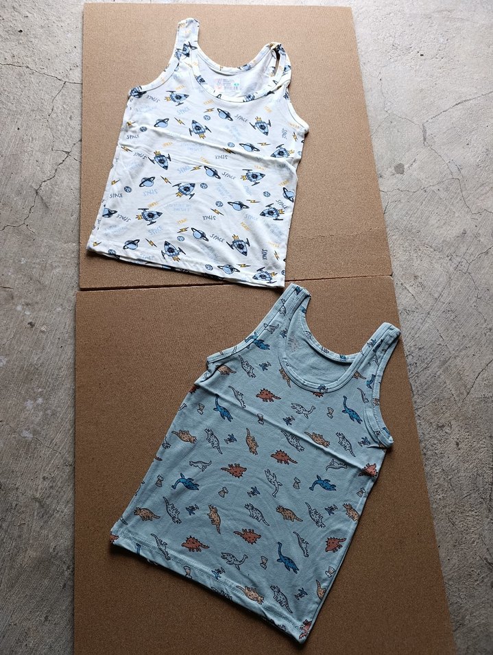 Çocuk Desenli Atlet ve Baksır - Görsel 3