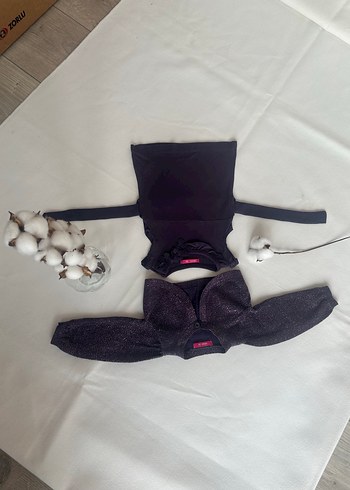 Kız Çocuk Mor Kolsuz Fırfırlı Gömlek - Görsel 9