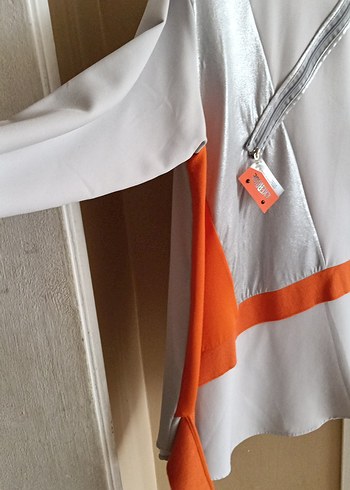 m Beden gri Renk Sokak Stili Gri Mini Kadın Tunik