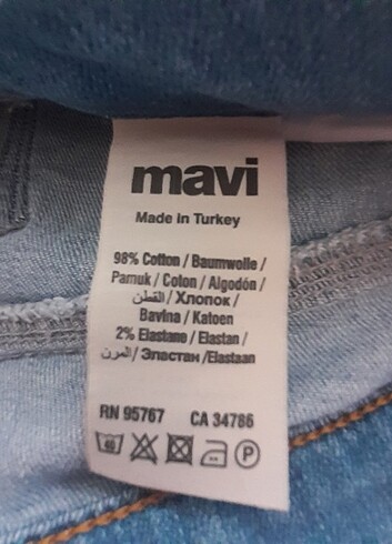  MAVİ Bayan kot  - Görsel 14