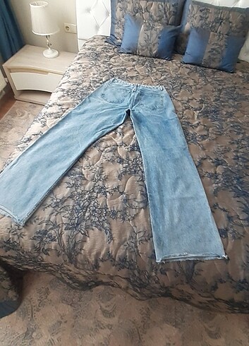 32 32 koton bayan kot dizi yırtık pantolon - Görsel 4