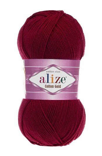 Alize cotton gold no.57 Bordo