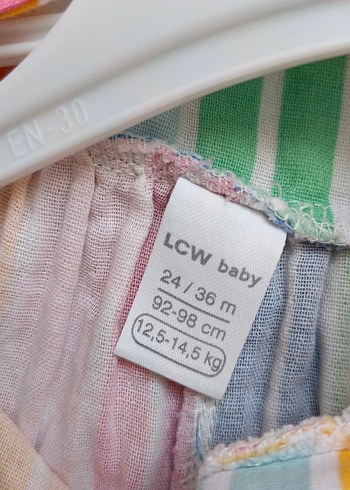 LC Waikiki Pastel Renkli Kız Tulum, Pileli, Askılı