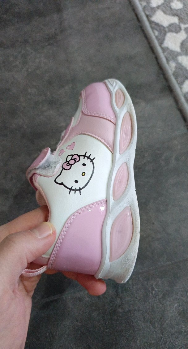 Kız Çocuk Pembe Hello Kitty Spor Ayakkabı - Görsel 3