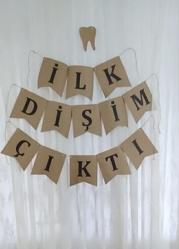 İlk dişim çıktı flama 