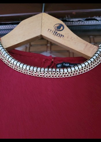 Bordo İnce Triko Kadın Kazak - Görsel 2