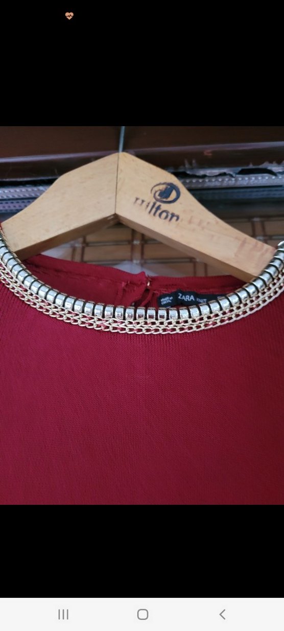 Bordo İnce Triko Kadın Kazak - Görsel 2