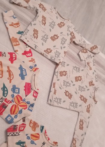 Ayıcıklı Kahverengi ve turuncu mavili Sweatshirt lar - Görsel 4