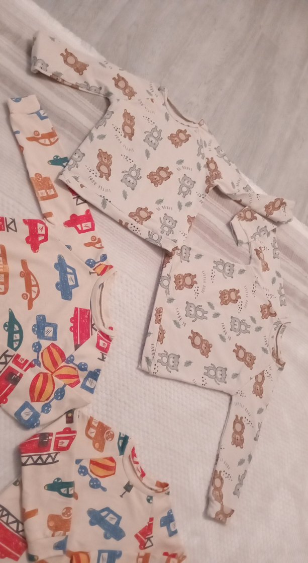 Ayıcıklı Kahverengi ve turuncu mavili Sweatshirt lar - Görsel 4