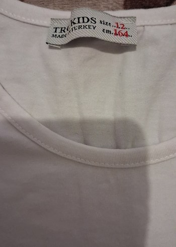 Kız Çocuk Dantel Detaylı Bohem Tişört - Görsel 4