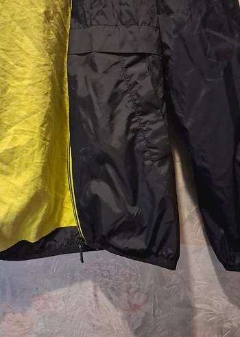 Sarı Siyah Fermuarlı Erkek çocuk Rüzgarlık - Görsel 3