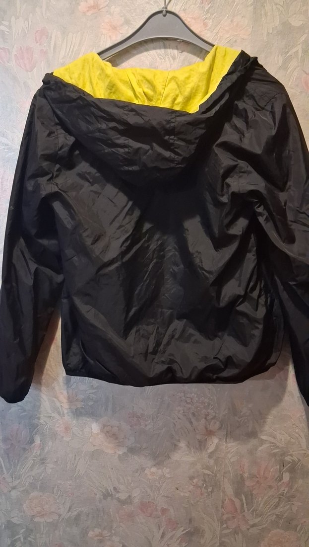 Sarı Siyah Fermuarlı Erkek çocuk Rüzgarlık - Görsel 4