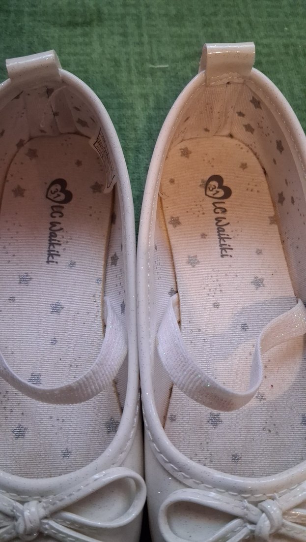 Beyaz Kız Çocuk Babet Ayakkabı - Görsel 2