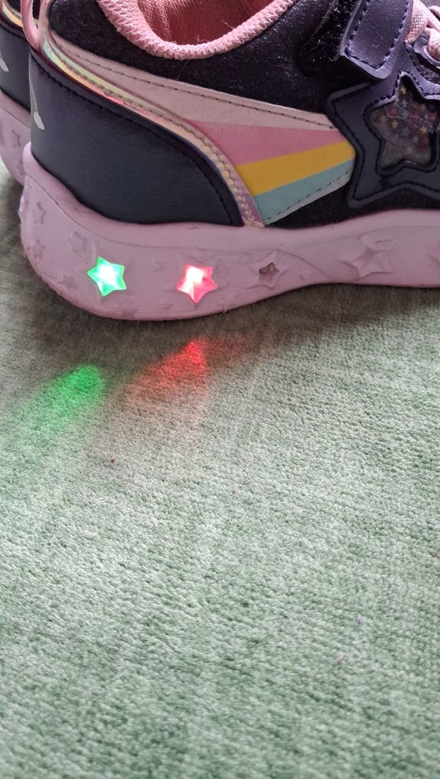 Lacivert Kız Çocuk Spor Ayakkabı Cırtlı - Görsel 3