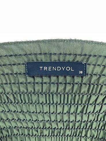 36 Beden yeşil Renk Trendyol & Milla Mini Üst %70 İndirimli.