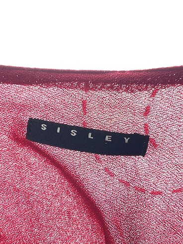 s Beden bordo Renk Sisley Kısa Elbise %70 İndirimli.