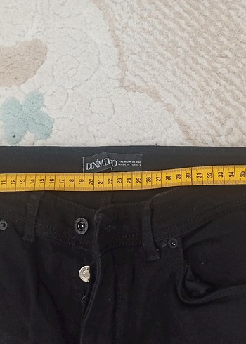 Siyah Midi Boy Regular Fit erkek Kot Pantolon - Görsel 5