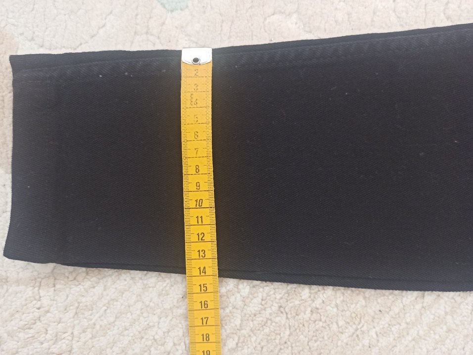 Siyah Midi Boy Regular Fit erkek Kot Pantolon - Görsel 2