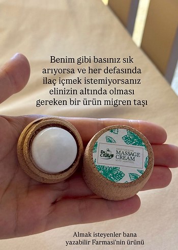 Dr. C. Tuna Masaj Kremi Migren Taşı