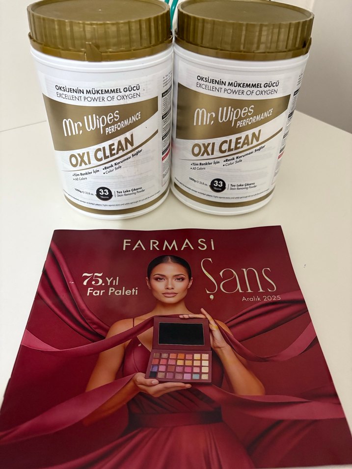 Farmasi 75. Yıl Far Paleti ve Mr. Wipes Oxi Clean 2 adet - Görsel 2