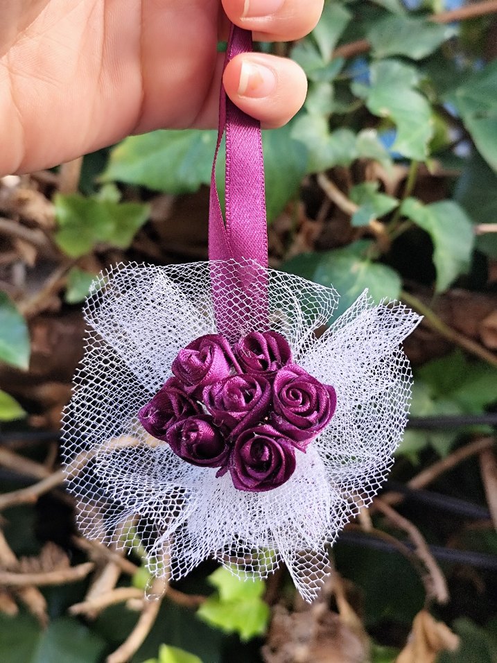 Solmayan Gül Buket Araba Süsü - Görsel 2