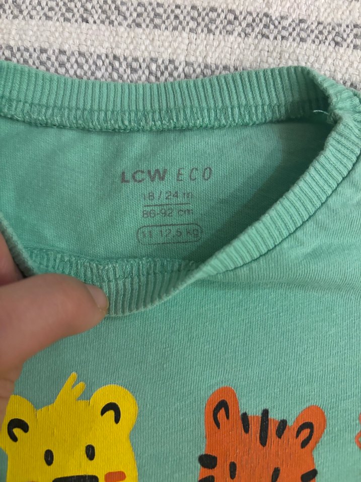 Yeşil Baskılı Erkek Bebek Takım - Görsel 5