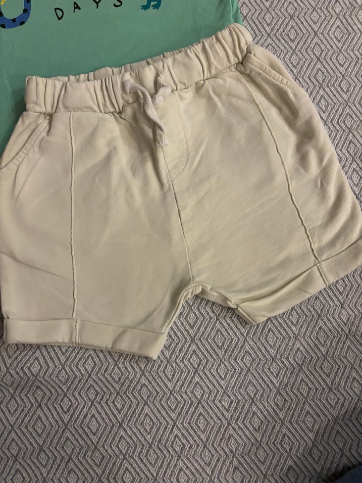 Yeşil Baskılı Erkek Bebek Takım - Görsel 2