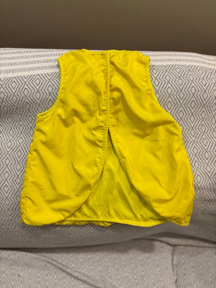 Sarı Baskılı Bebek Önlüğü WAOW 12-24 ay - Görsel 4