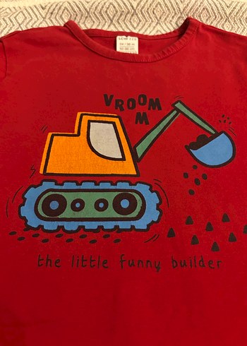 Renkli Baskılı Kırmızı Erkek Çocuk Tişörtü LCW 24-36 ay - Görsel 2