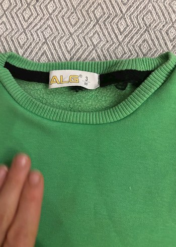 Erkek Çocuk Yeşil Baskılı Sweatshirt - Görsel 4