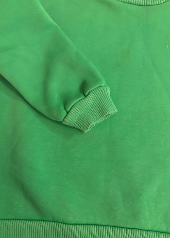 Erkek Çocuk Yeşil Baskılı Sweatshirt - Görsel 2