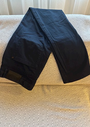 Lacivert Erkek Denim Pantolon Regular Fit-Zara - Görsel 4
