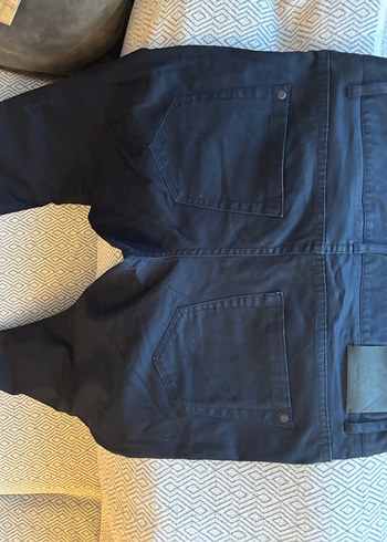 Lacivert Erkek Denim Pantolon Regular Fit-Zara - Görsel 3