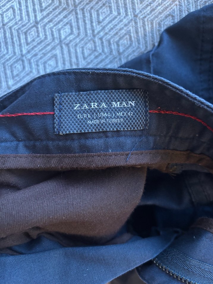 Lacivert Erkek Denim Pantolon Regular Fit-Zara - Görsel 2